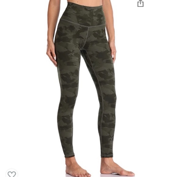 Colorfulkoala Green Camo High-Waisted Leggings - Picture 2 of 8
